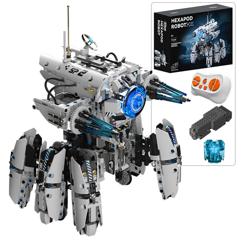 Lego Set City - Technische programmering Hexapod-robot Sciencefiction Oorlogsmachine Bouwstenen