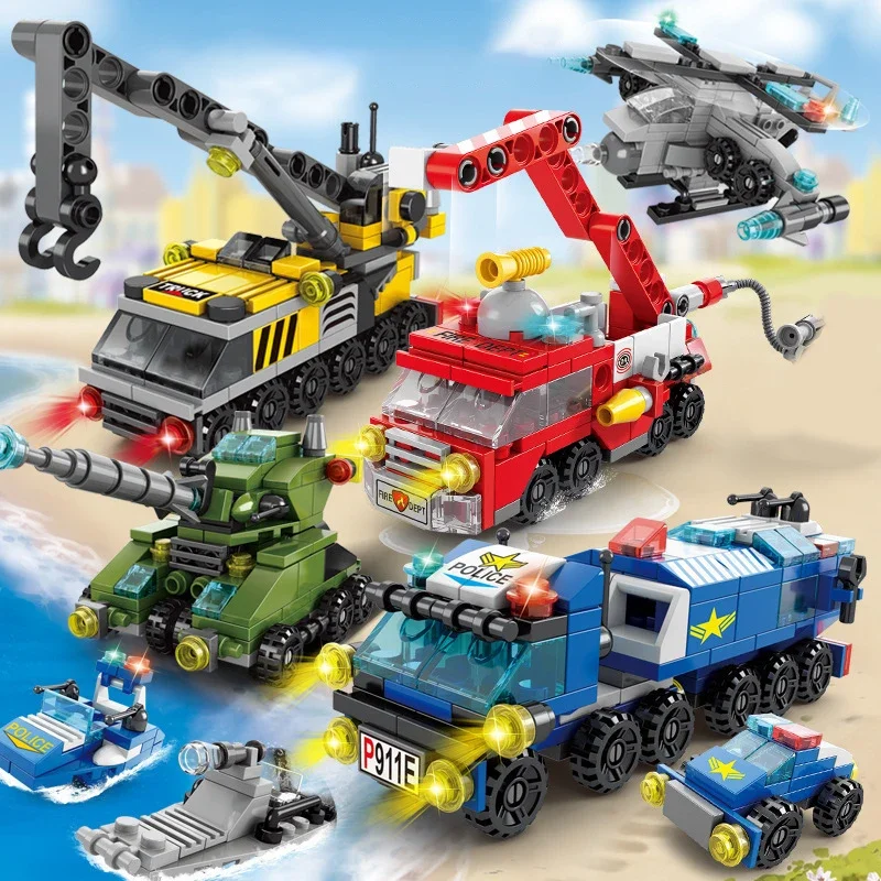 Lego Set City - City Fire Car bouwstenen voor kinderen,
