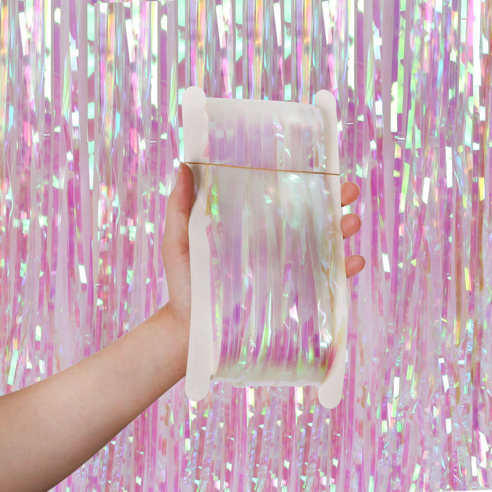 2M 3M Party Achtergrond Gordij - Tinsel Garland Decoration recensie en prijs