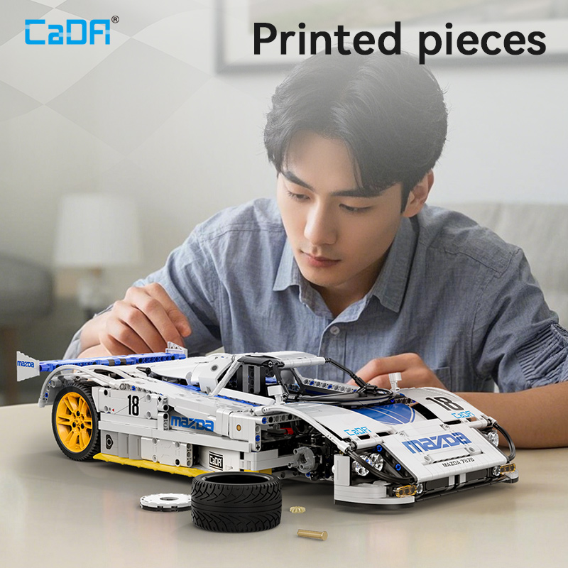 CaDA 1:10 Mazda 787B Technisch - Lego Set City recensie en prijs
