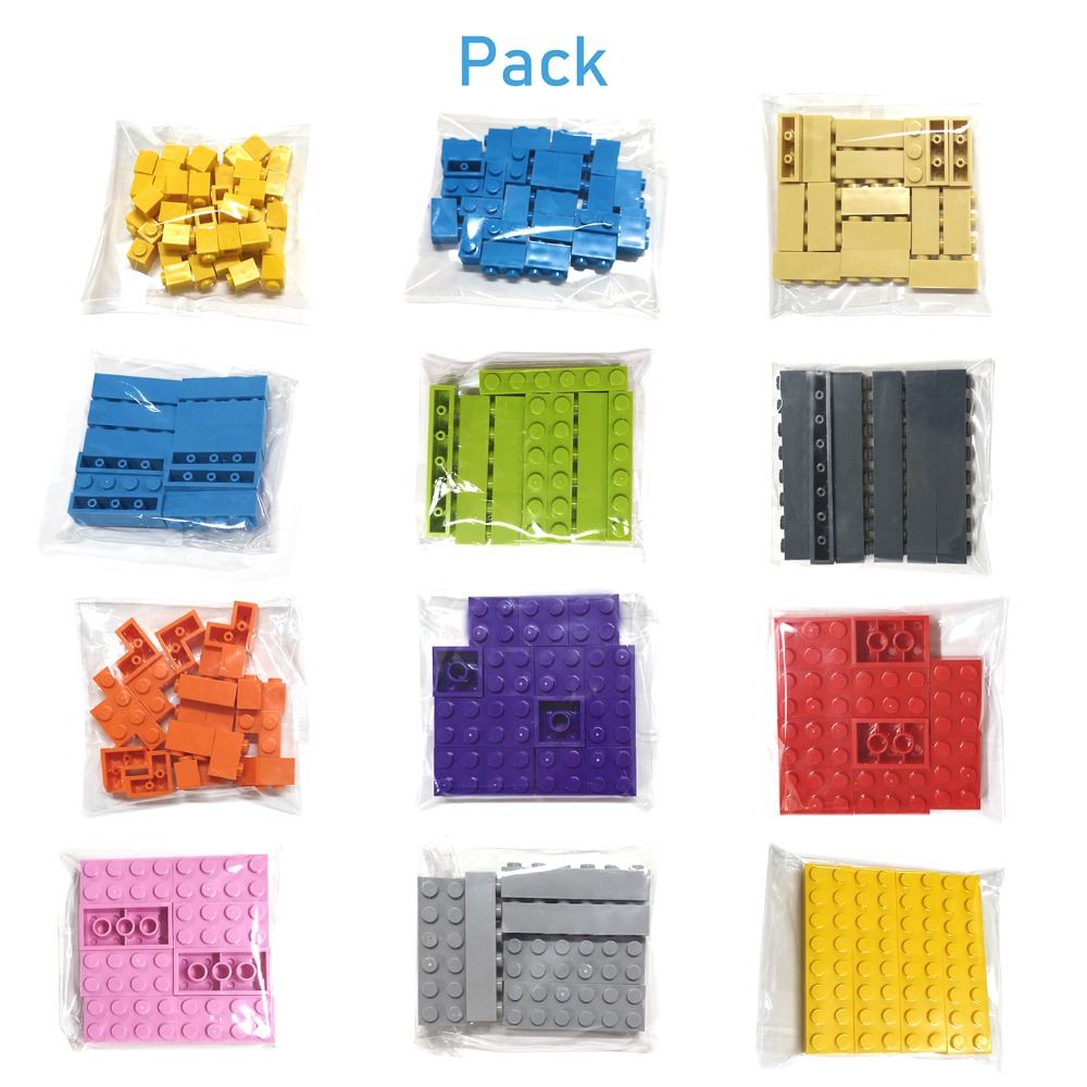 200 stks 2x4 Dot DIY Bouwstene - Lego Set City recensie en prijs