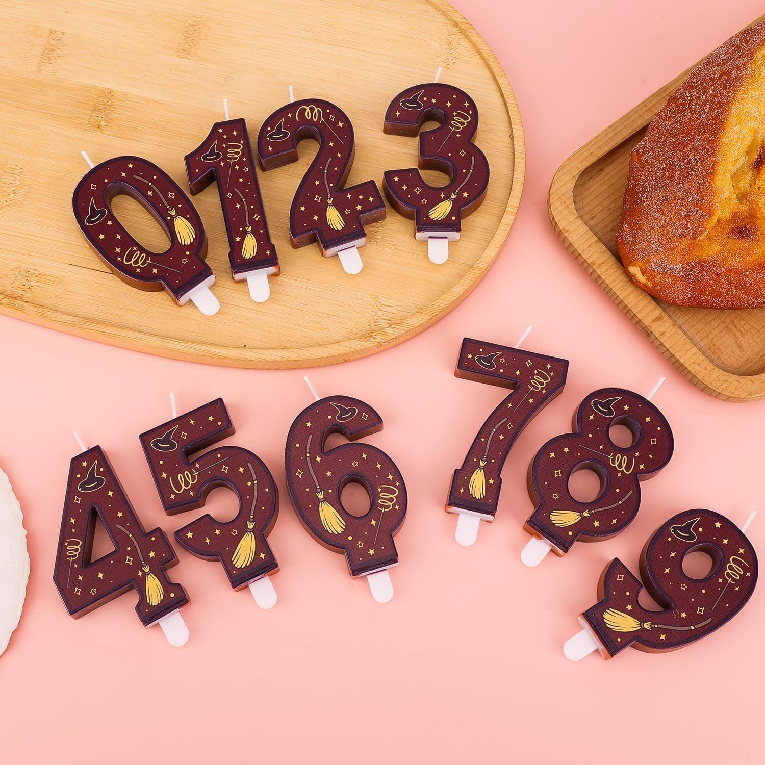 1 set bruine kaarsen met magis - Holiday Candle Set recensie en prijs