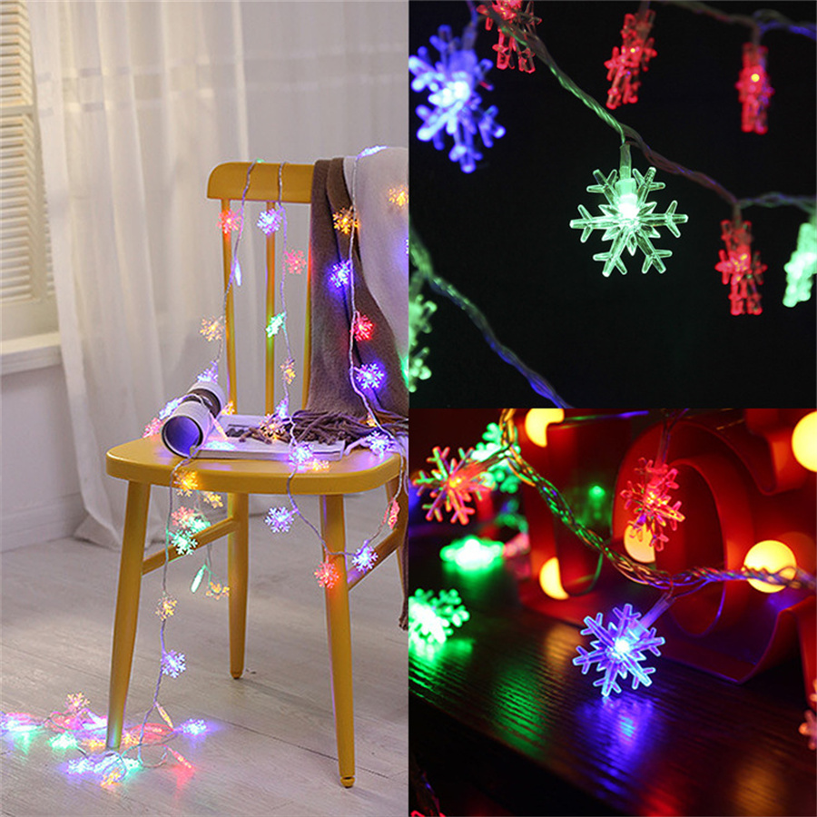 10/20/40 LED Sneeuwvlok String - Led Fairy String Lights recensie en prijs