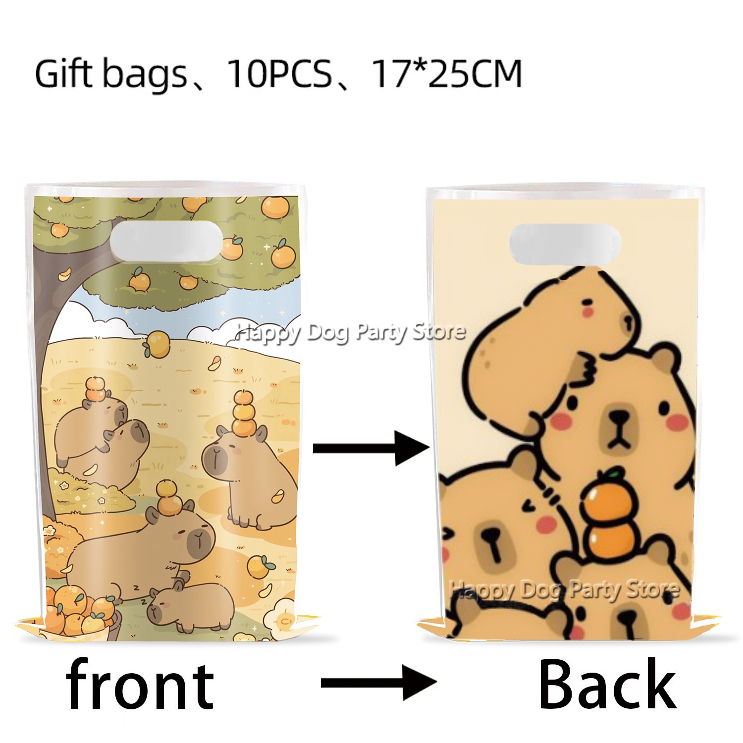 Cartoon Capibara Feestartikele - Gift Box Wrap Set recensie en prijs
