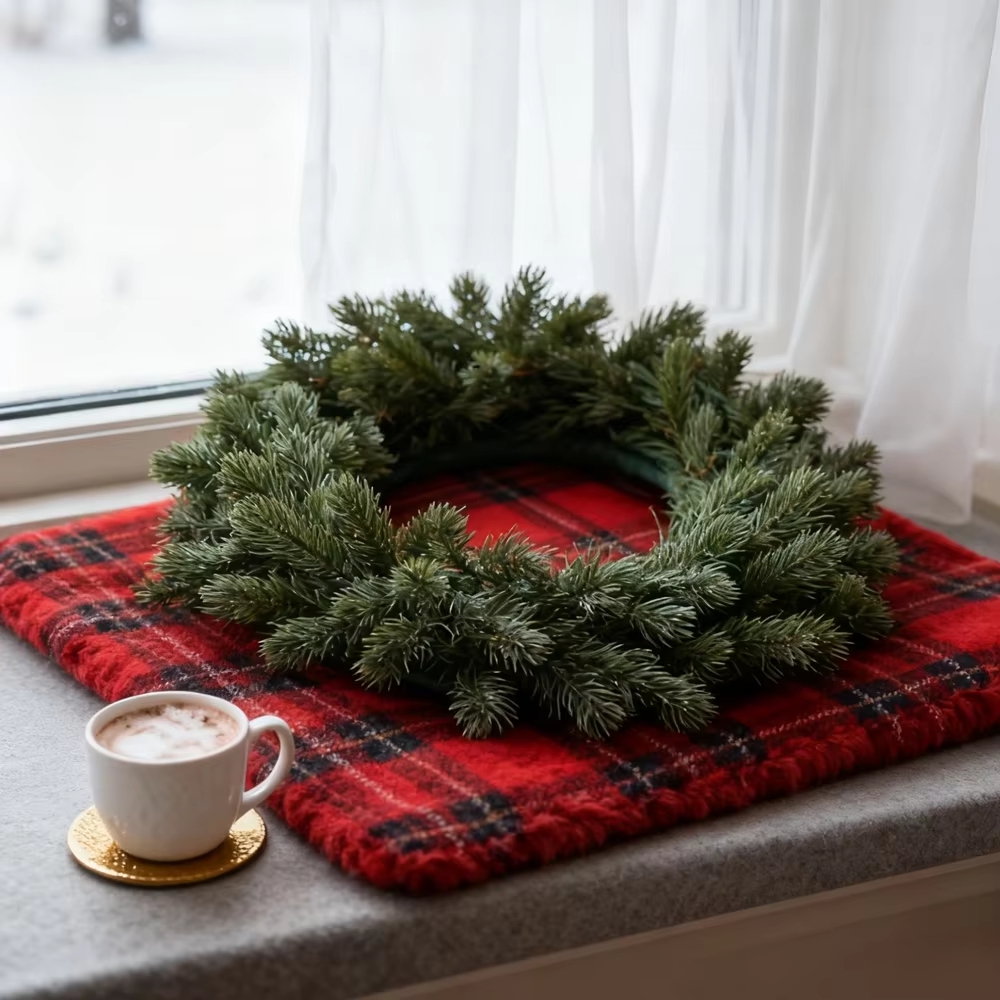 Kunstmatige dennenkrans plant  - Christmas Wreath Fake recensie en prijs